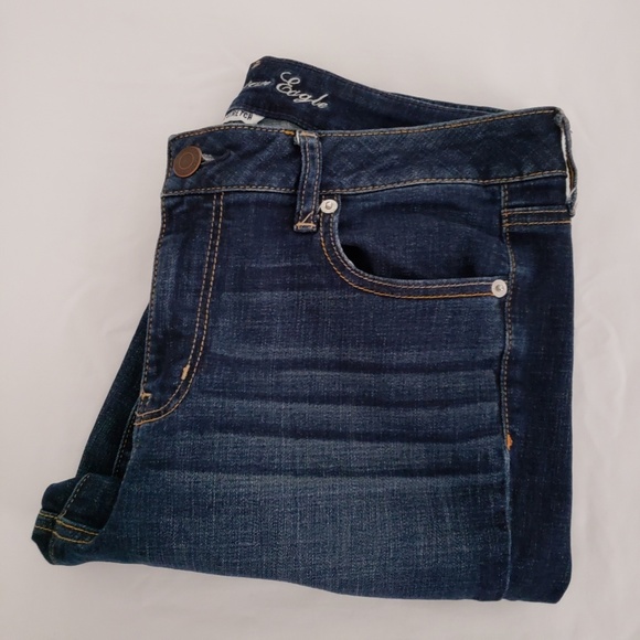 American Eagle Outfitters Denim - AEO || 14r Super Skinny Dark Denim Jeans